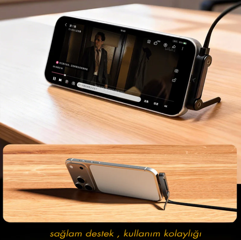 PowerFlex 240W Standlı Hızlı Şarj Kablosu